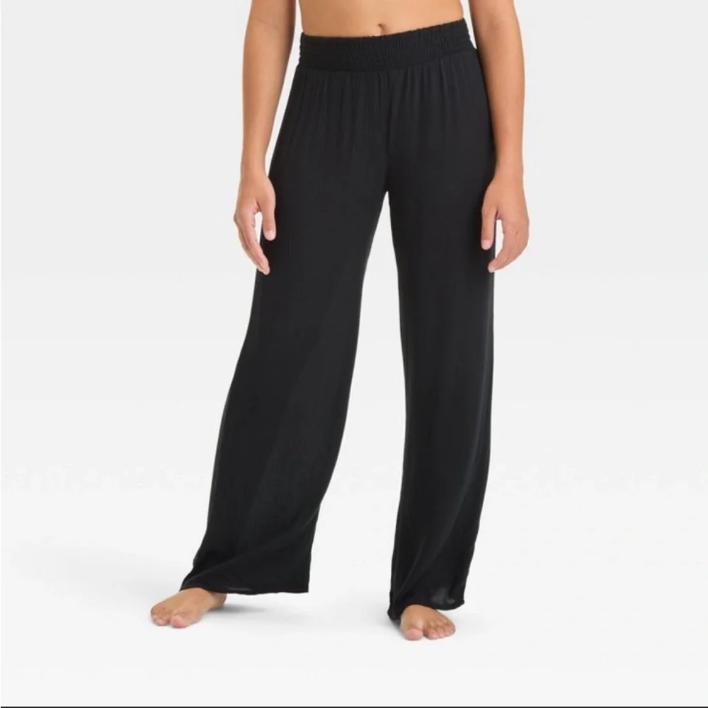 NWT Art‎ Class Black Rayon Cover Up Pants
